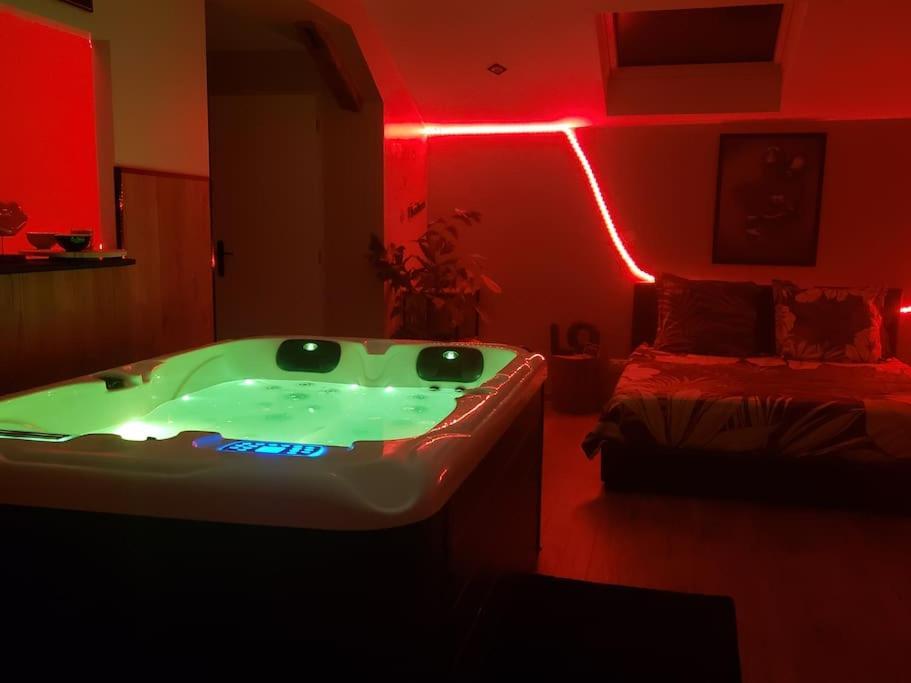 Bulles Etoilees Appartement Avec Jacuzzi Prive Montrevel-en-Bresse Eksteriør billede